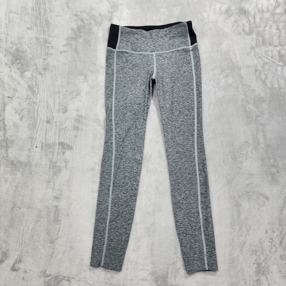New Balance Leggings Womens S Gray Ankle High Rise Knit Yoga Running Gym Stretch